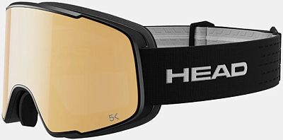 Превью Горнолыжная маска для солнечной погоды Маска горнолыжная HEAD Horizon 2.0 5K + Spare Lens Black/Gold (391265)